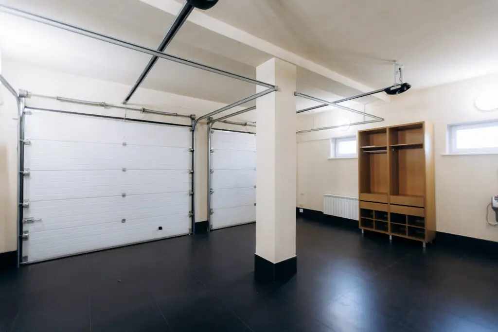 Residential Epoxy coated garage floor