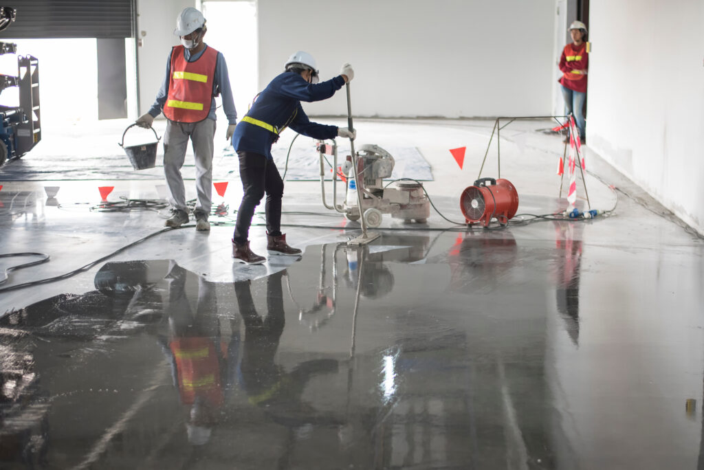 plant shutdown floor recoat