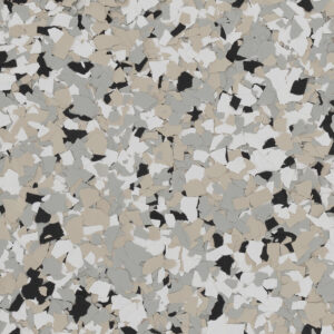 Cabin Fever 1/4 inch flake blend swatch