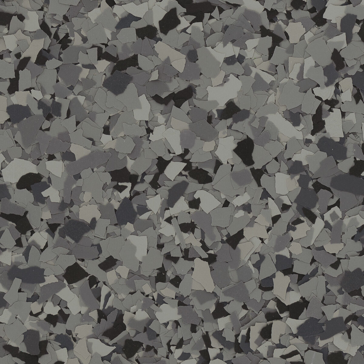 Nightfall 1/4 inch flake blend swatch