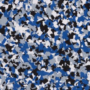 Orbit 1/4 inch flake blend swatch