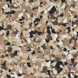 Outback 1/4 inch flake blend swatch