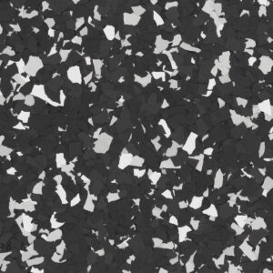 Raven 1/4 inch flake blend swatch