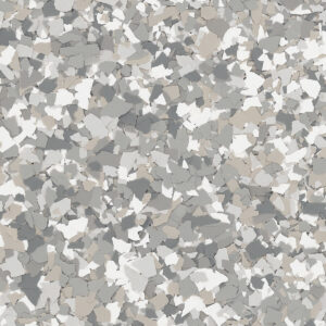 Stony Creek 1/4 inch flake blend swatch
