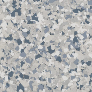 Tidal Wave 1/4 inch flake blend swatch