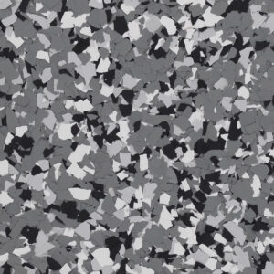 Wombat 1/4 inch flake blend swatch